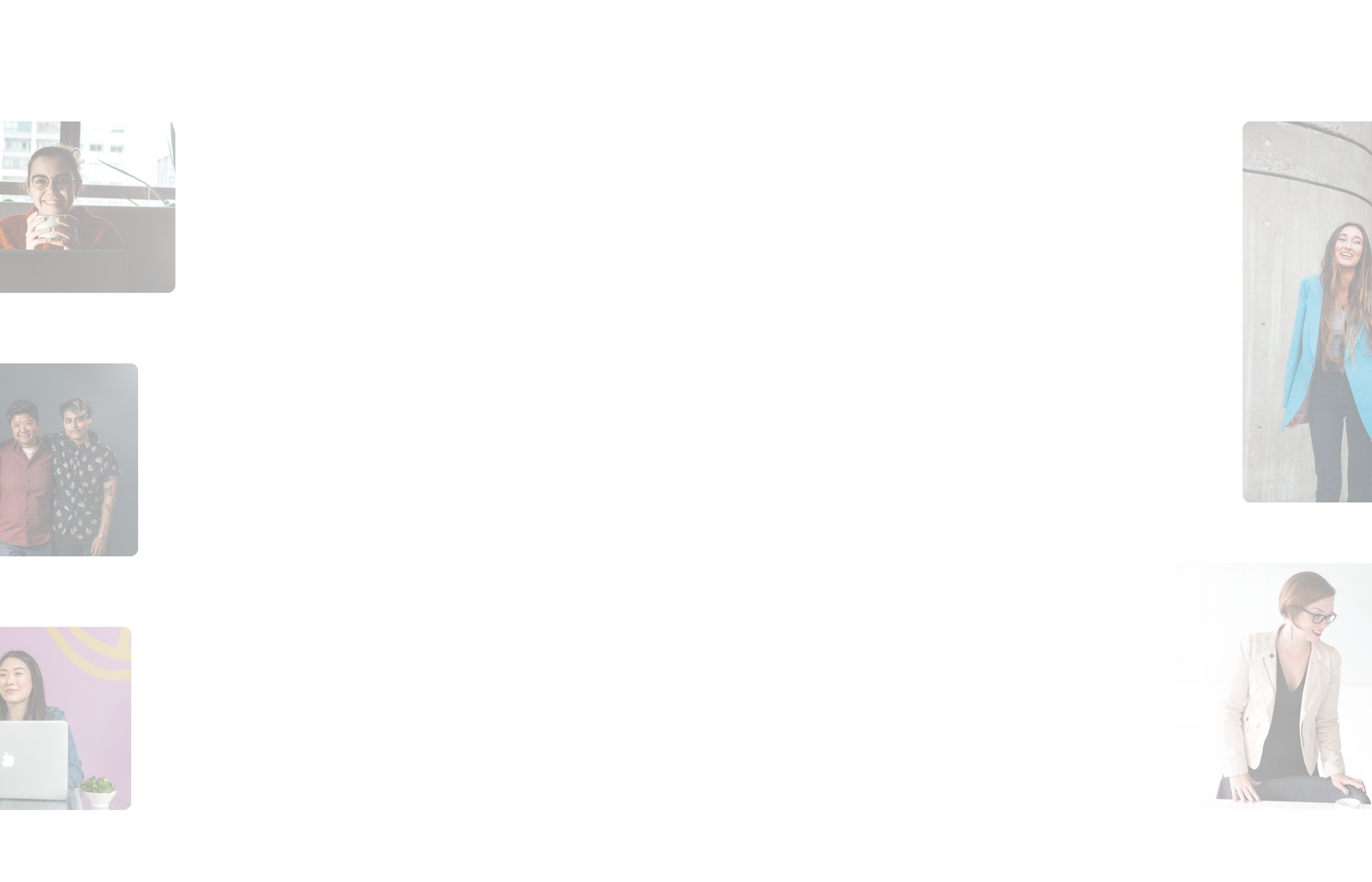 Gente sonriendo porque encontraron ayuda para hacer su negocio en internet.